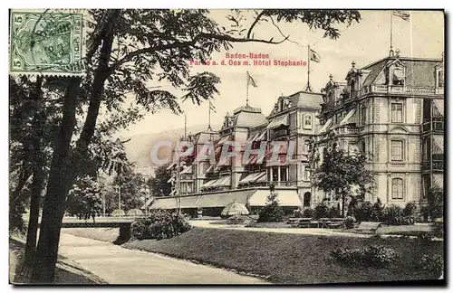 Cartes postales Baden Baden Hotel Stephanie