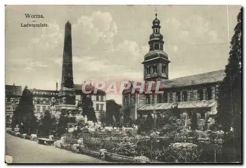 Cartes postales Worms Ludwigsplatz