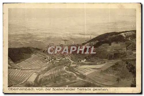 Cartes postales Oberhambach Von der Speierchelder Terralle