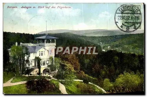 Cartes postales Barmen Anlagen Blick auf das Pilgerheim