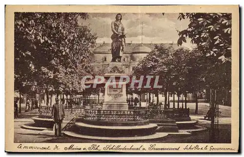 Cartes postales Le monument de Mainz