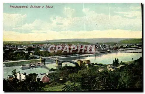 Cartes postales Residenzstadt Coblenz Rhein