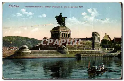 Cartes postales Koblenz Provinzialdenkmal Kaiser