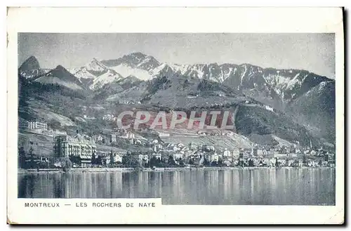 Ansichtskarte AK Montreux Les Rochers De Naye
