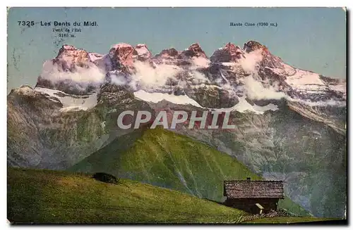 Cartes postales Montreux Les dents du Midi