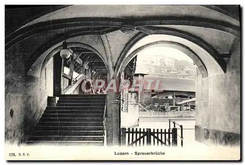 Cartes postales Geneve Luzern Spreuerbrucke