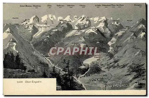 Ansichtskarte AK Ober Engadin