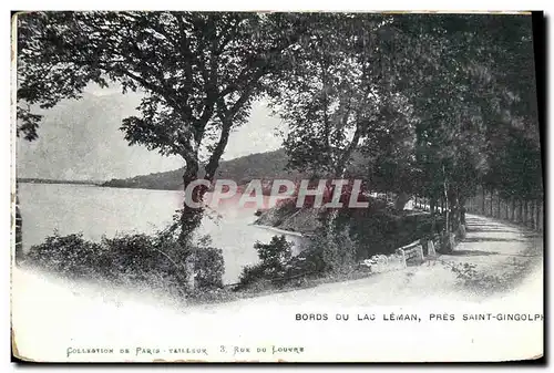 Cartes postales Geneve Bords Du Lac Leman Pres Saint Gingolpn