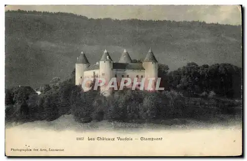 Cartes postales Les Chateaux Vaudois Champvent
