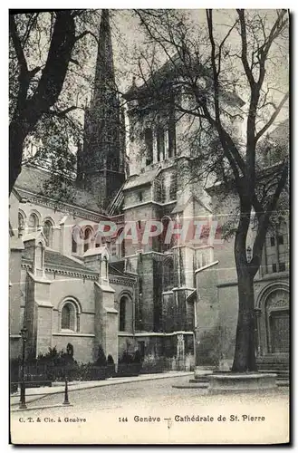 Cartes postales Geneve Cathedrale de St Pierre