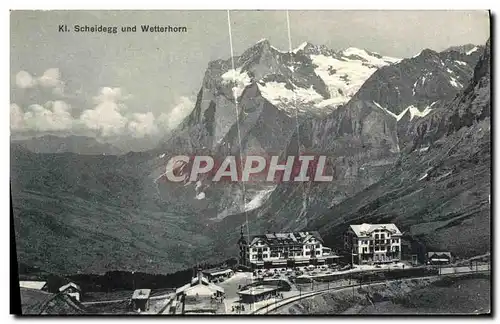 Cartes postales Scheidegg Und Wetterhorn
