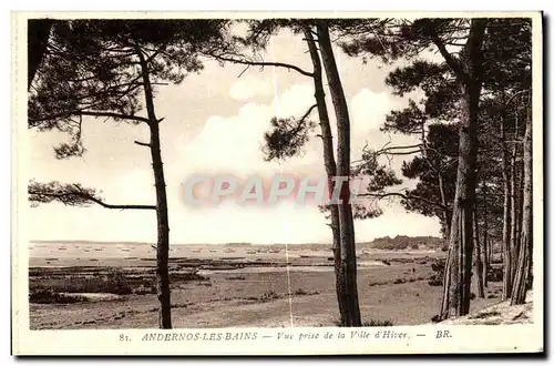 Cartes postales Andernos Les Bains Vue Prise de la Ville D Hiver