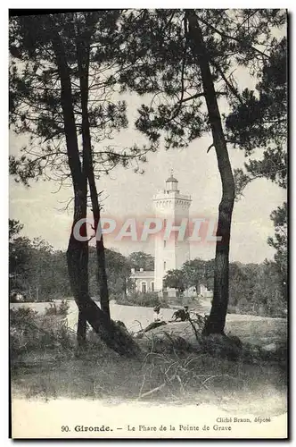 Ansichtskarte AK Gironde Le Phare de la Pointe de Grave