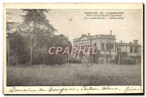 Cartes postales Domaine De L Angronne Halte Carbon Blanc Gare Saint Eulalte