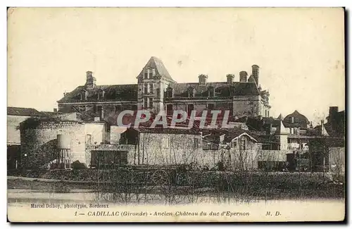 Cartes postales Cadillac Ancien Chateau du Duc d Epernon