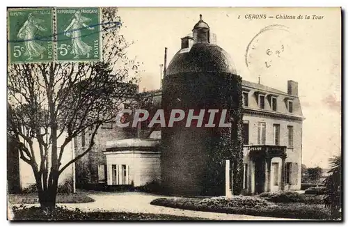 Cartes postales Cerons Chateau de La Tour