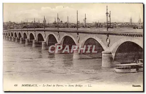 Cartes postales Bordeaux Le Pont de Pierre