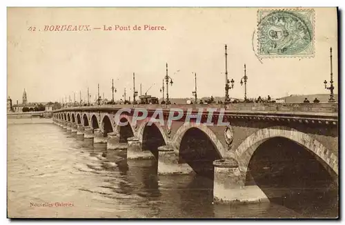 Cartes postales Bordeaux Le Pont de Pierre