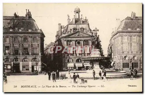 Cartes postales Bordeaux Le Place de la Bourse