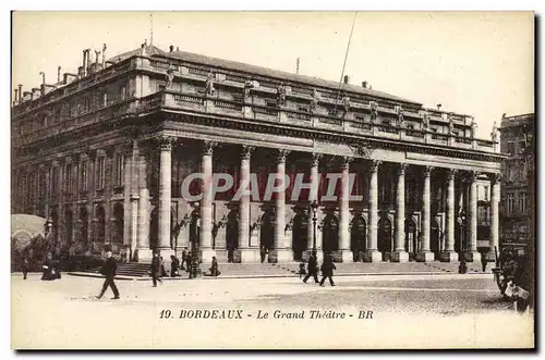 Cartes postales Bordeaux Le Grand Theatre