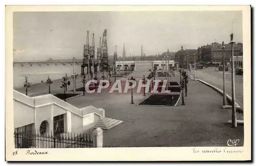 Cartes postales Bordeaux Les nouvelles terrasses