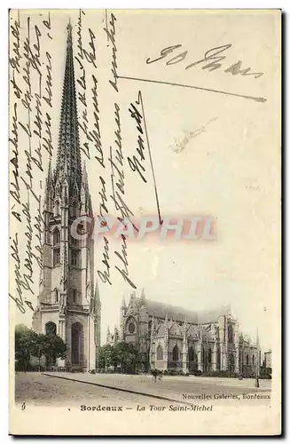 Cartes postales Bordeaux La Tour Saint Michel