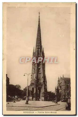 Cartes postales Bordeaux Fleche Saint Michel