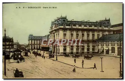 Cartes postales Bordeaux Gare du Midi