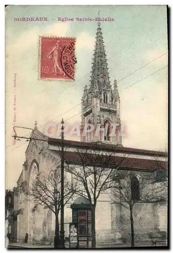 Cartes postales Bordeaux Eglise Sainte Eulalle