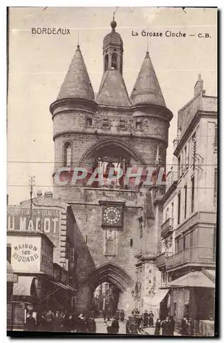 Cartes postales Bordeaux La Grosse Cloche Maison Riquard