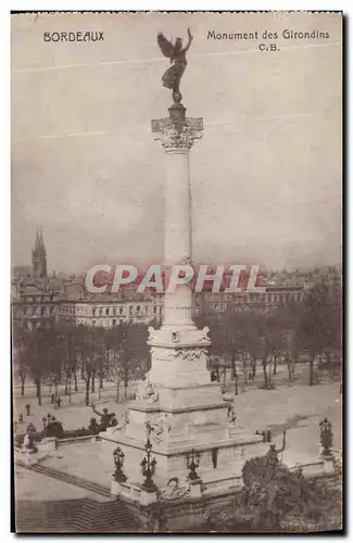 Cartes postales Bordeaux Monument des Girondins