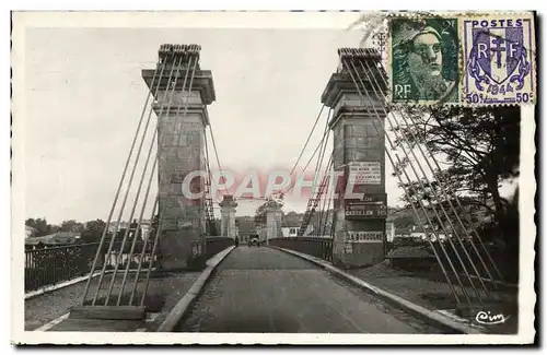 Cartes postales moderne Sainte Foy la Grande Entree du Pont suspendu