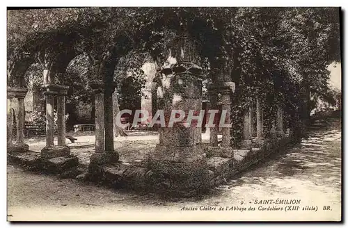 Cartes postales Saint Emillion Ancien cloitre de l abbaye des Cordeliers