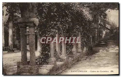 Cartes postales Saint Emillion Cloitre des Cordetiers