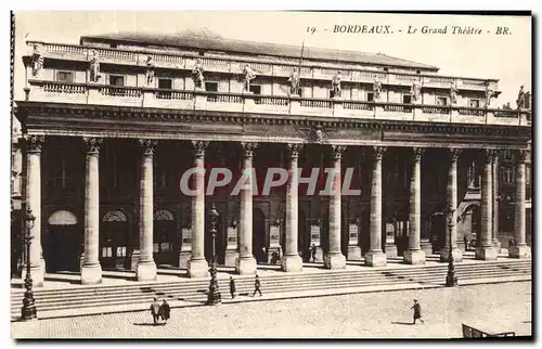 Cartes postales Bordeaux Le Grand Theatre