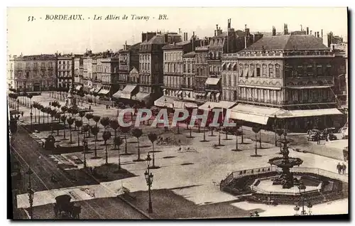 Cartes postales Bordeaux Les Allees de Tourny