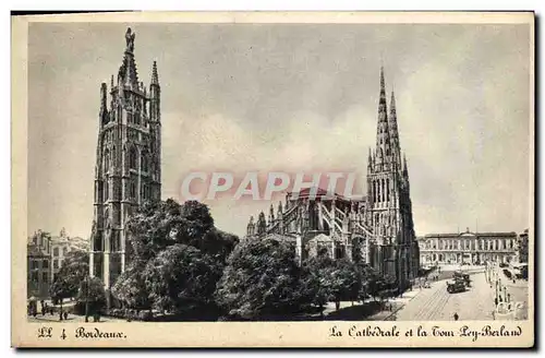 Cartes postales Bordeaux La cathedrale et la tour Pey Berland