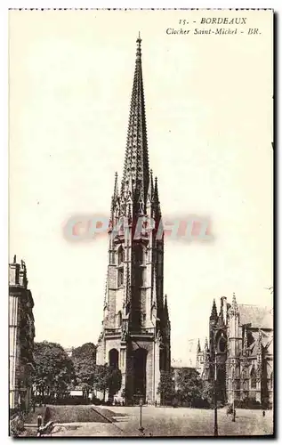 Cartes postales Bordeaux Cloche Saint Michel