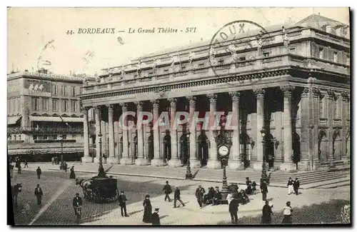 Cartes postales Bordeaux Le Grand Theatre