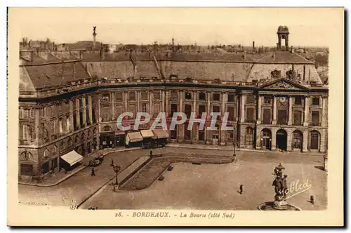 Cartes postales Bordeaux La Bourse