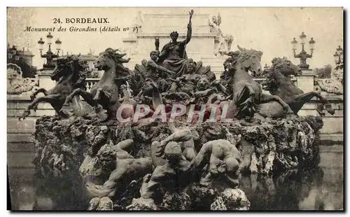 Cartes postales Bordeaux Monument des Girondins