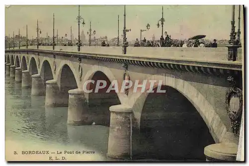 Cartes postales Bordeaux Le Pont de Pierre