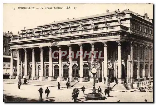 Cartes postales Bordeaux Le Grand Theatre