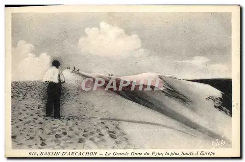 Cartes postales Bassin Arcachon La Grande Dune du Pyla la Plus haute d Europe