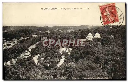 Cartes postales Arcachon Vue Prise du Belvedere