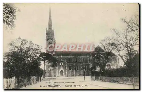 Ansichtskarte AK Bassin Arcachon Eglise Notre Dame