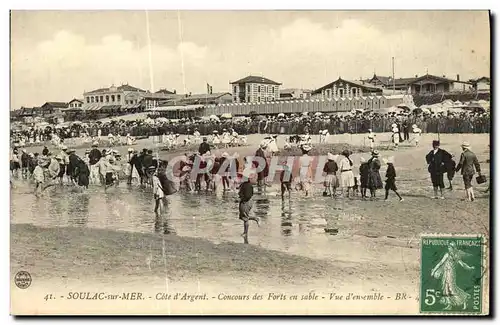 Ansichtskarte AK Soula sur Mer Cote d Argent Concours des forts de sable Vue d ensemble