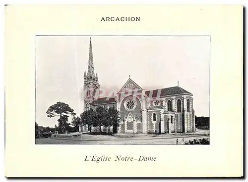 Ansichtskarte AK Arcachon L Eglise Notre Dame