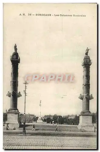 Cartes postales Bordeaux Les Colonnes Rostrales