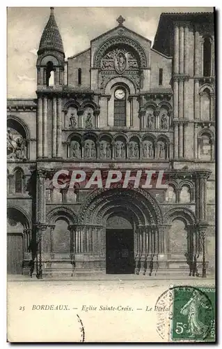 Cartes postales Bordeaux Eglise Sainte Croix